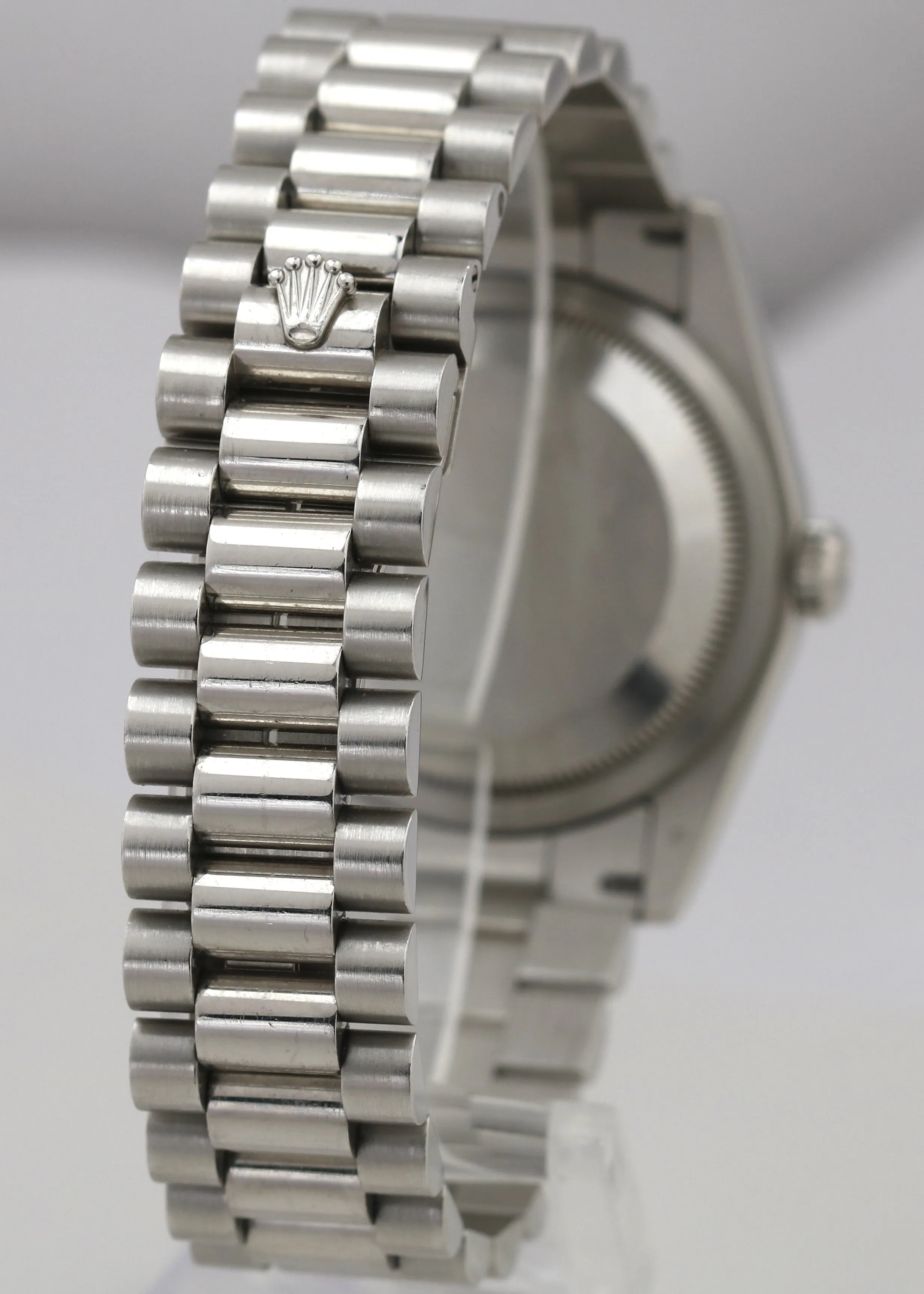 PAPERS Rolex Day-Date Presidential 36mm DIAMOND 950 Platinum Watch 118206 BOX