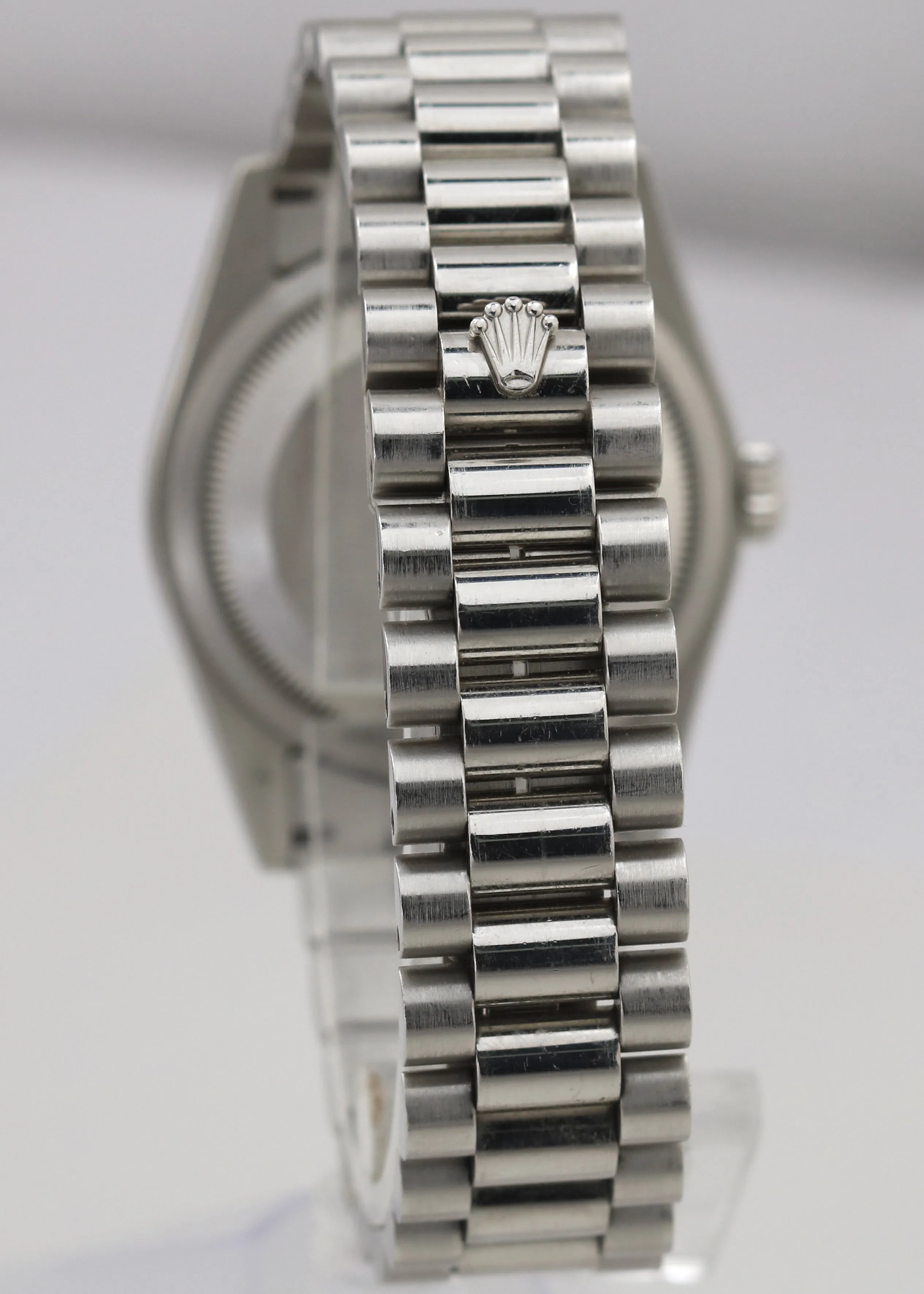 PAPERS Rolex Day-Date Presidential 36mm DIAMOND 950 Platinum Watch 118206 BOX