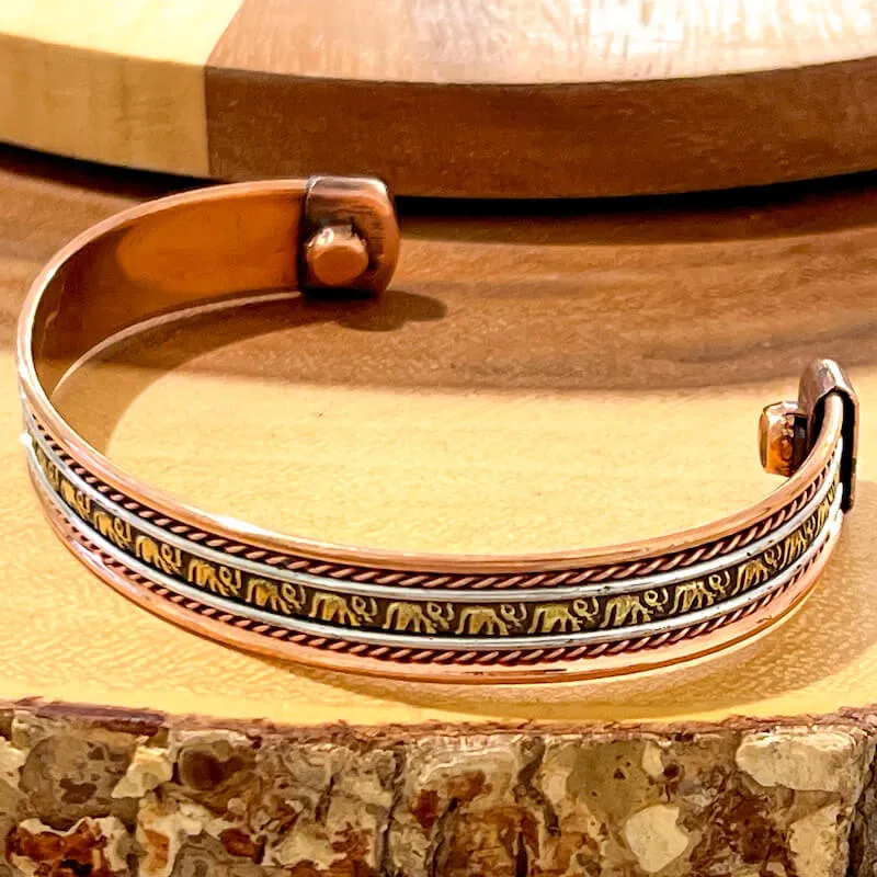 Powerful Copper Bracelet Handmade Cuff Wristband
