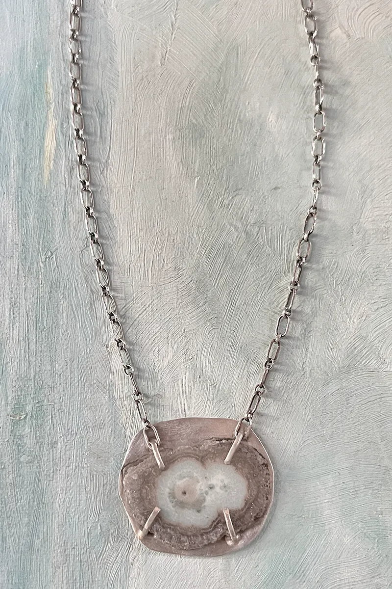 Quartz Pendant Necklace