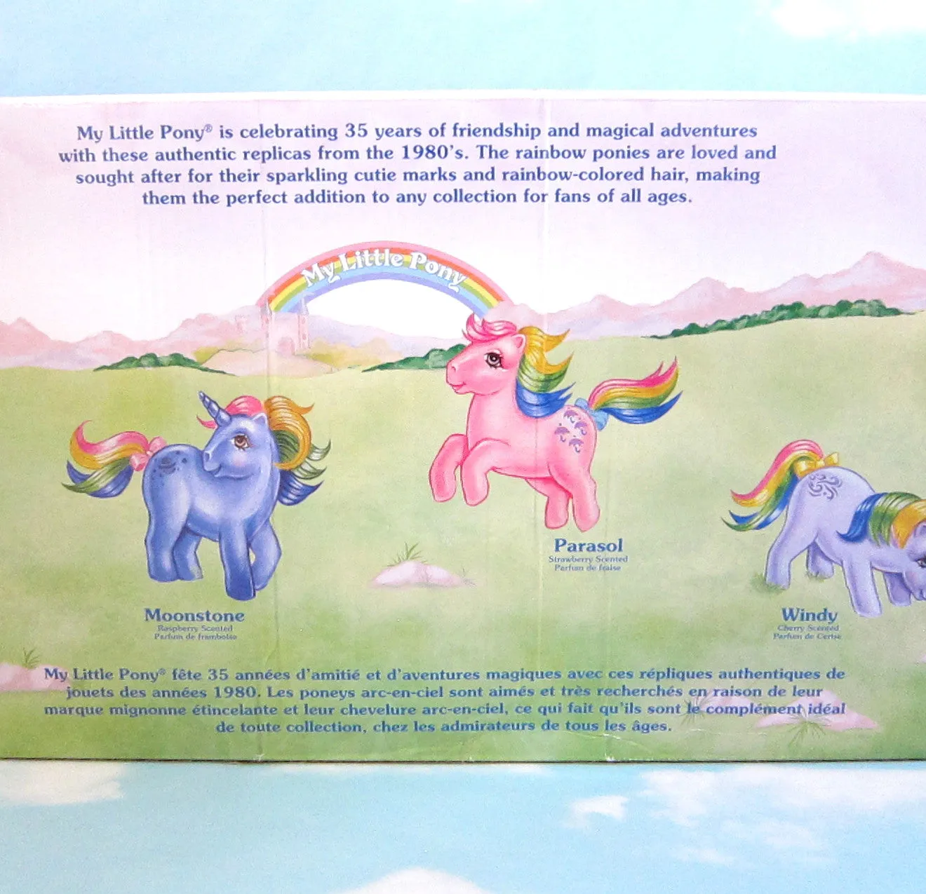 Rainbow Pony Collection 35th Anniversary 2018 My Little Pony Scented Ponies Set of 5 Classic Toys