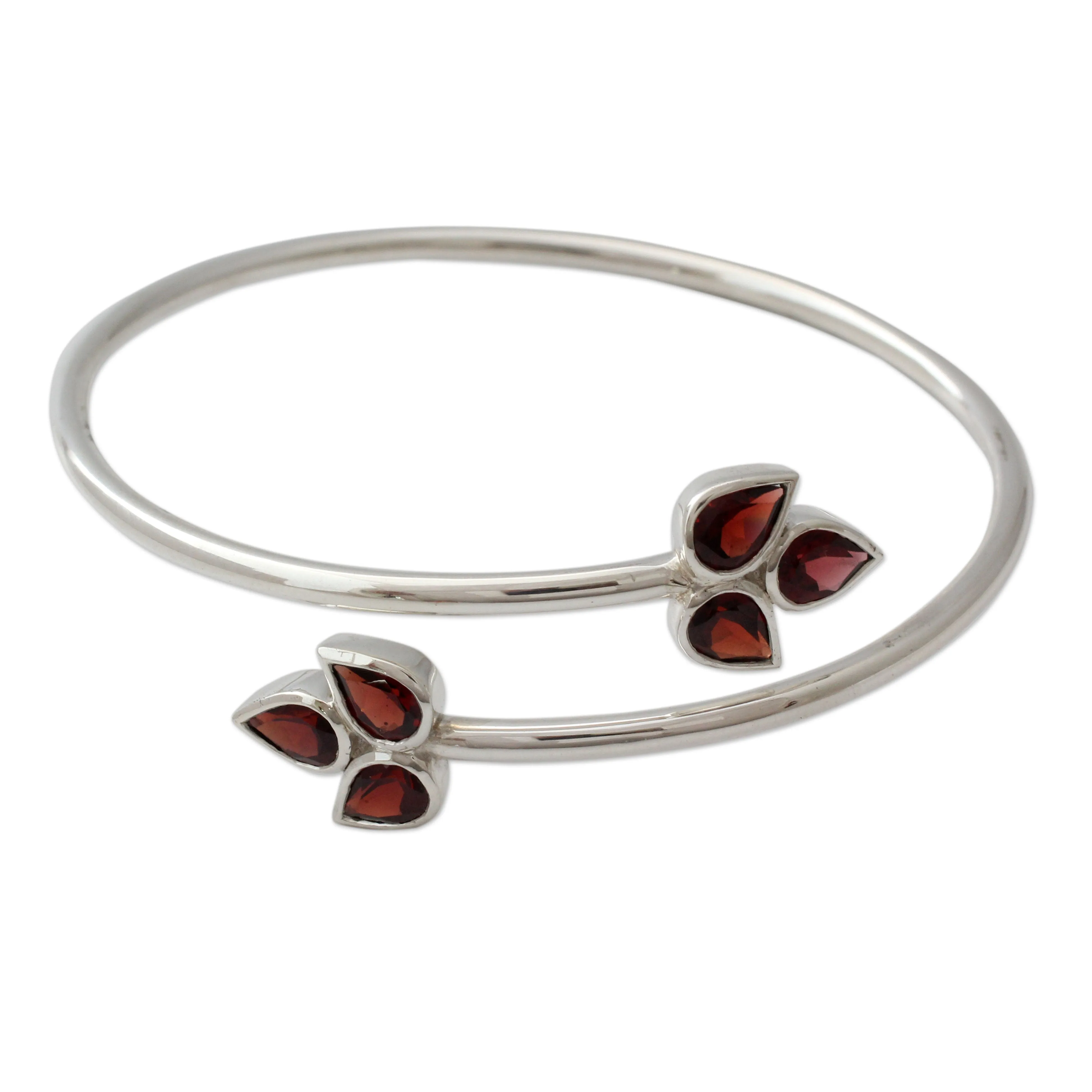 Red Ivy Sterling Silver Bracelet