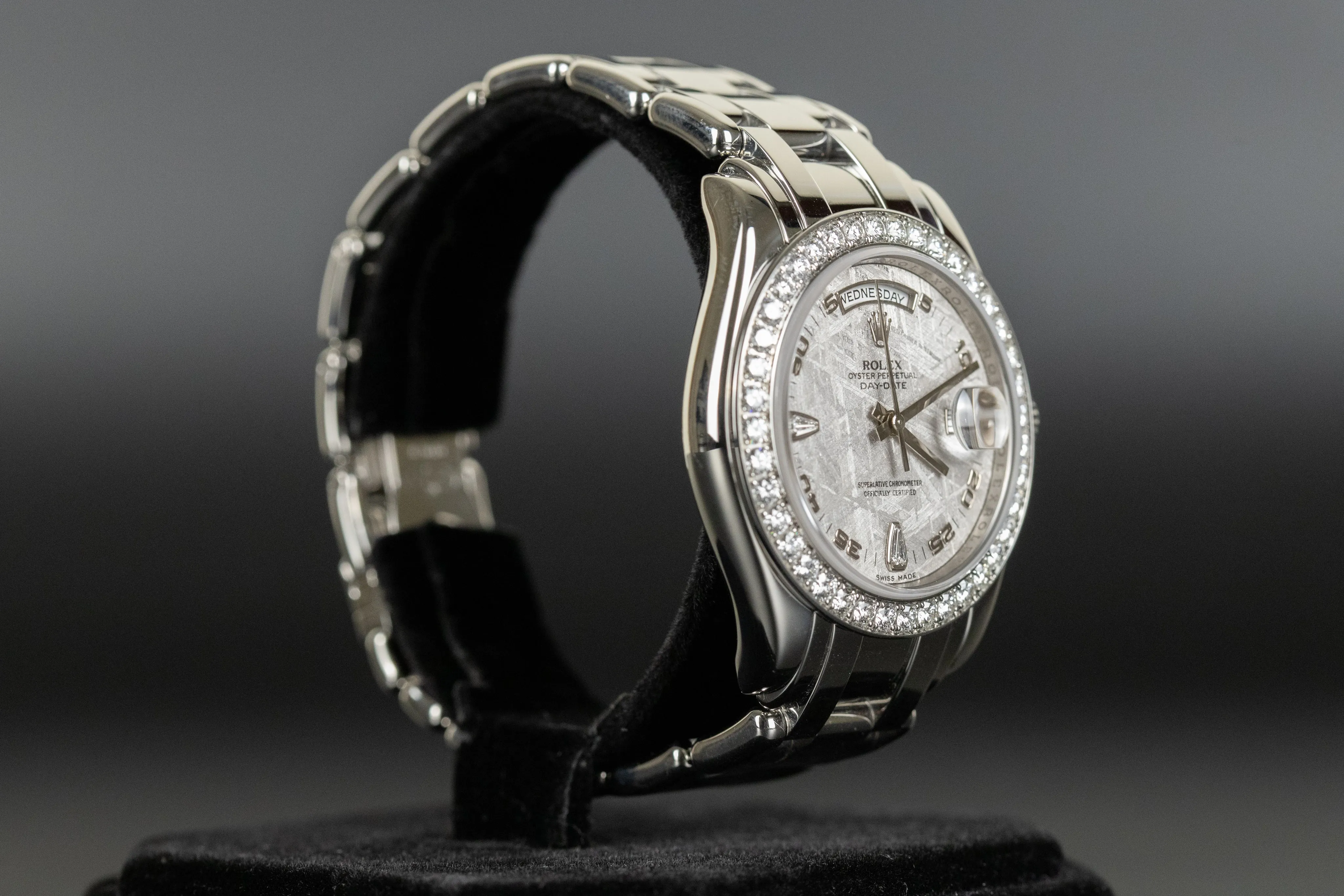 Rolex<br>18946 Masterpiece Platinum Meteorite Diamond Dial
