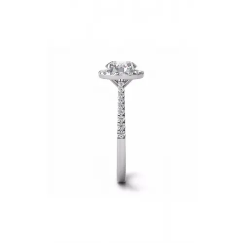 S Kashi & Sons Halo - Round Engagement Ring EN7370-50WG