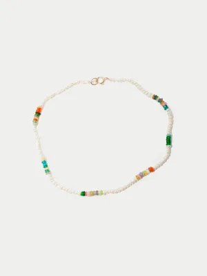 Seed Pearl & Opal Anklet