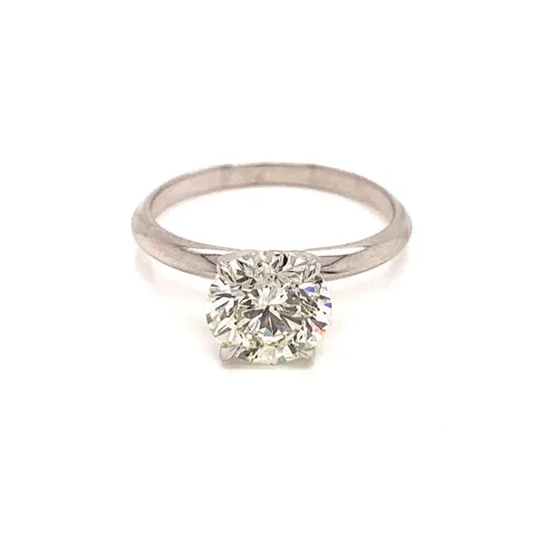 Solitaire Round Diamond Engagement Ring