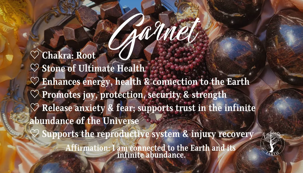 Star Garnet Bracelet Bangle for Grounding, Health and Strength