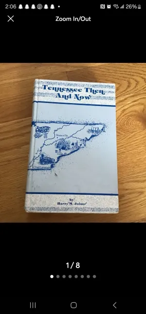 Tennessee Then and Now signed by author