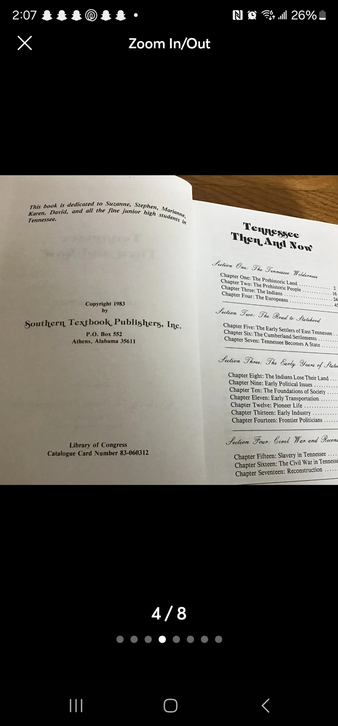 Tennessee Then and Now signed by author