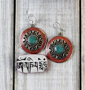 Traditional Compassion Mandala Earrings
