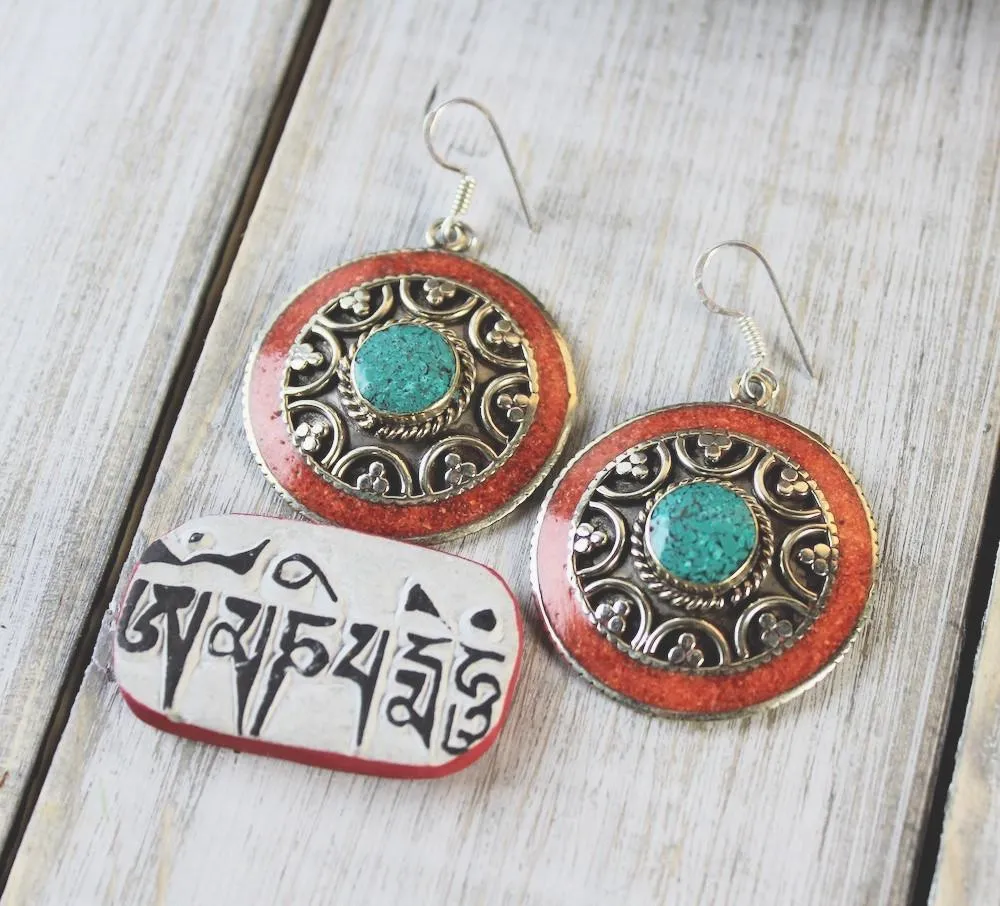 Traditional Compassion Mandala Earrings