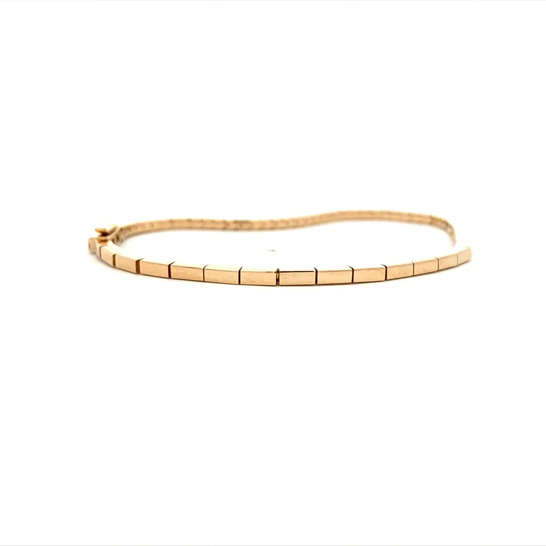 Yellow Gold  Diamond Tennis Bracelet